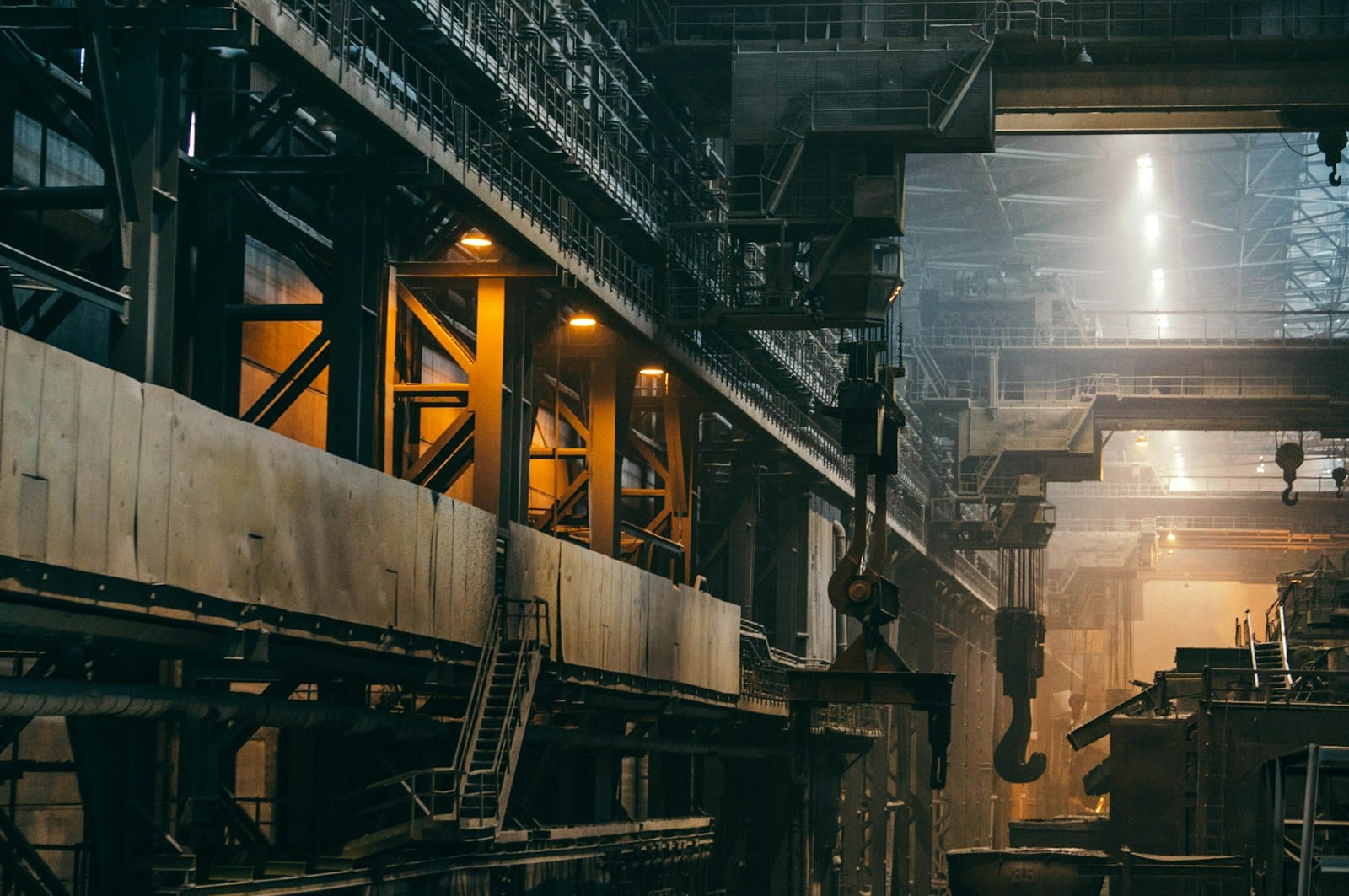 Technician collecting vibration data on a mining conveyor drive